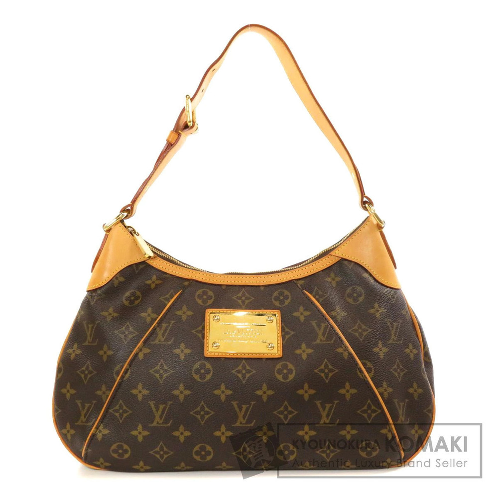 Louis Vuitton Thames Monogram Canvas Shoulder Bag Brown